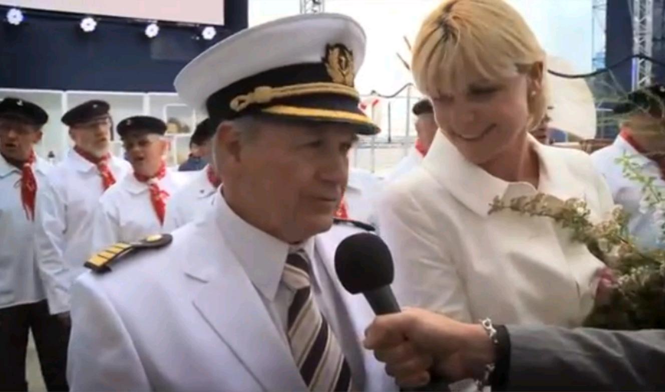 Kapitän Kjell Holm & Anja Fichtel 